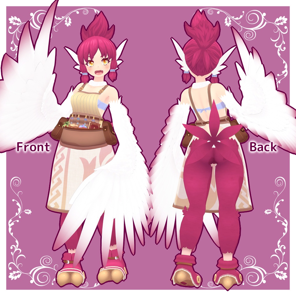 オリジナル3Dモデル「ハーミル」(Harmir)