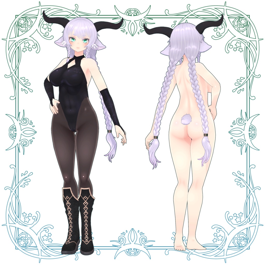 オリジナル3Dモデル「翠嵐 -Suiran-」