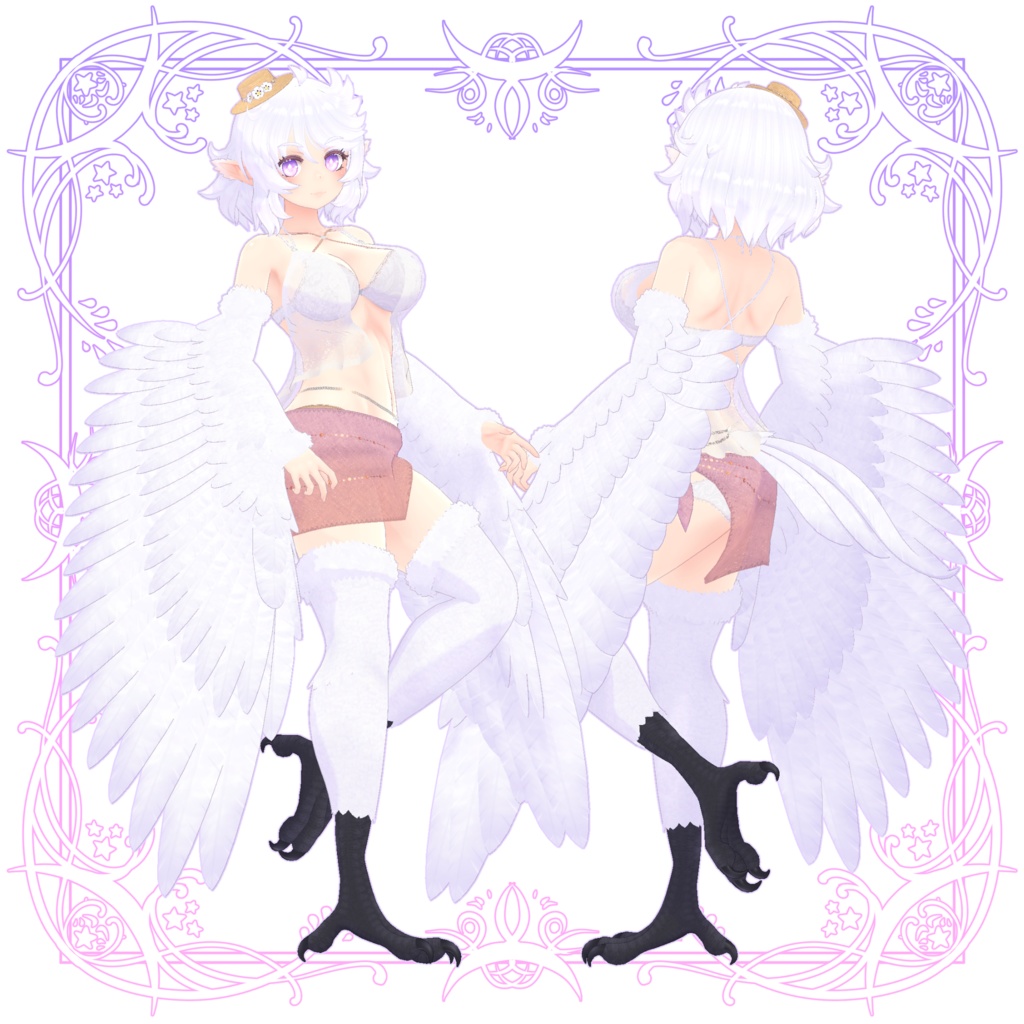 オリジナル3Dモデル「ココット -Cocotte-」