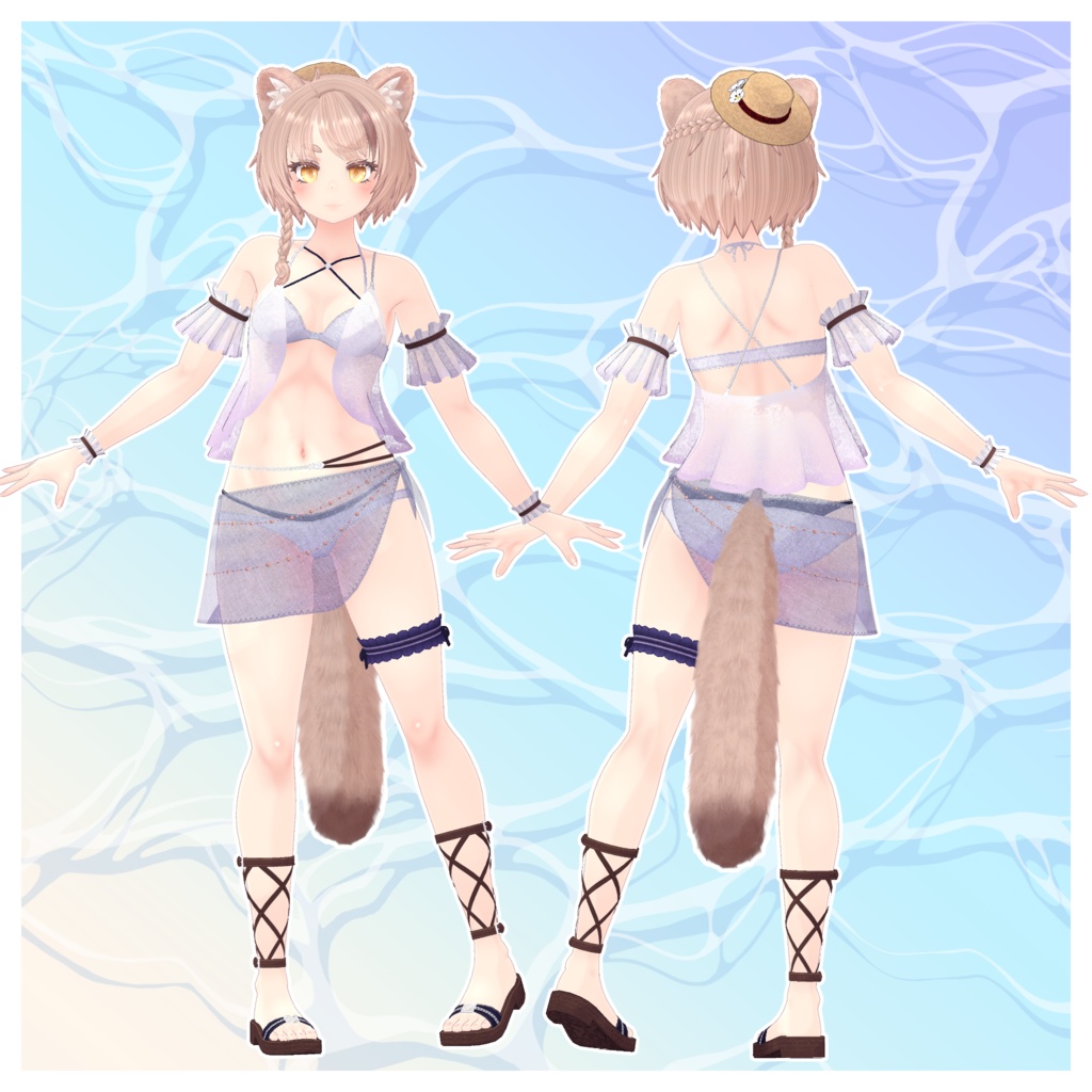 【無料 FREE】3D衣装「Fanatail Bikini」