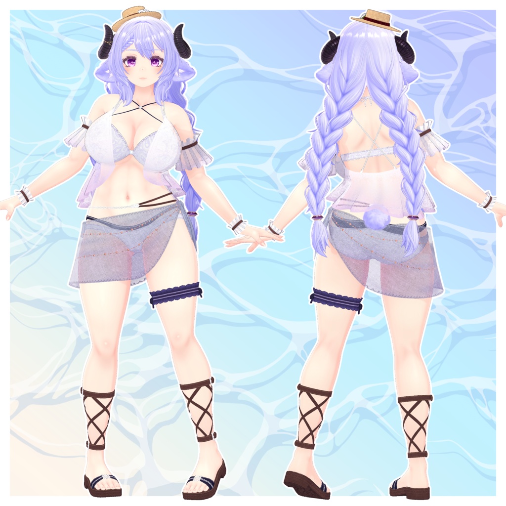 【無料 FREE】3D衣装「Fanatail Bikini」
