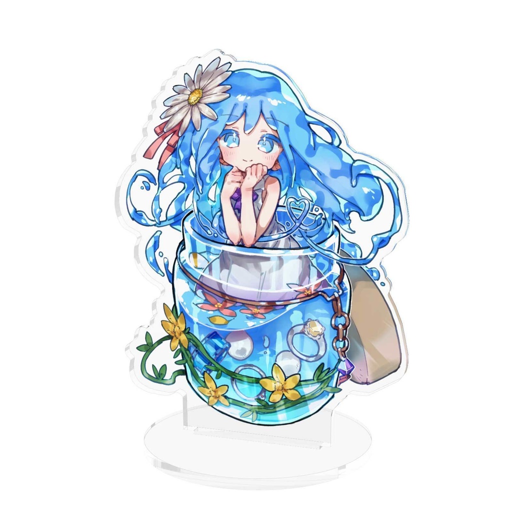 フラワーアクスタメルクちゃん 100mm×120mm
