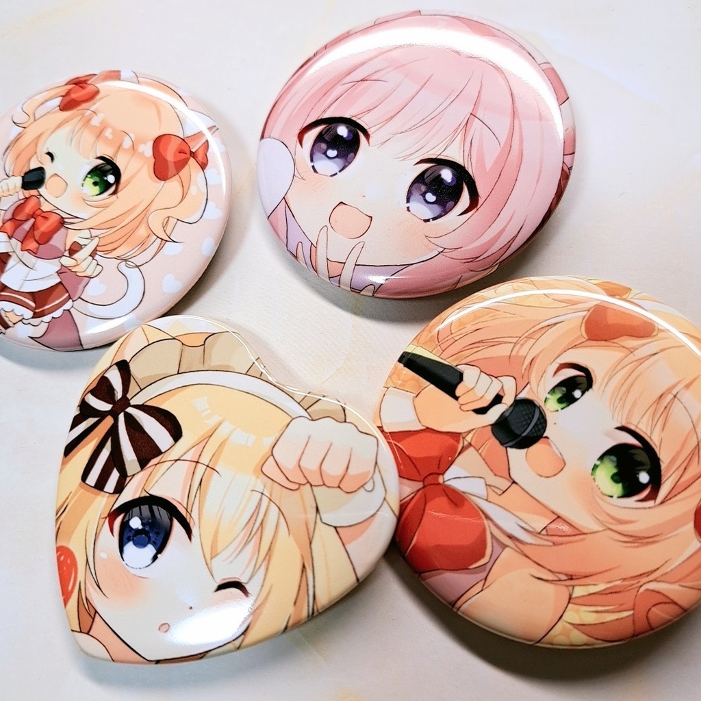 ねこねこ缶バッジセット