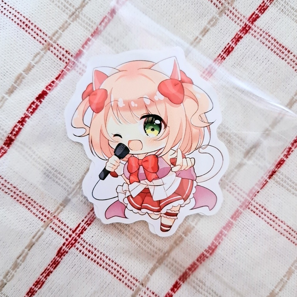 ねこねこダイカットシール三枚セット