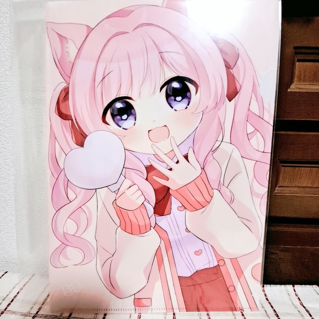 ねこねこクリアファイル