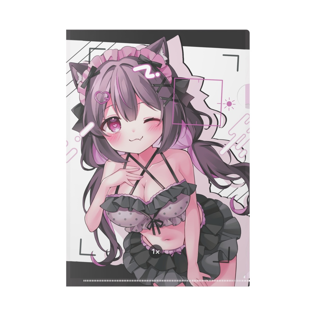 【FANBOX二周年記念グッズ】クリアファイル:ぽえむちゃん