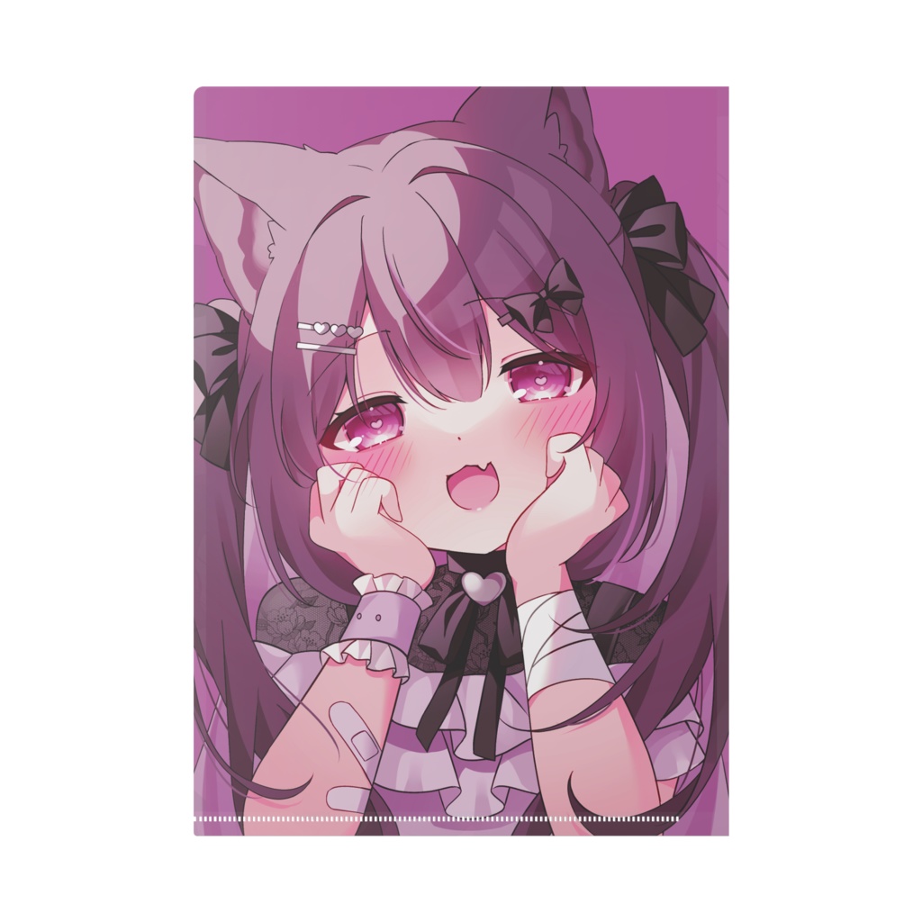 【FANBOX二周年記念グッズ】クリアファイル:ぽえむちゃん