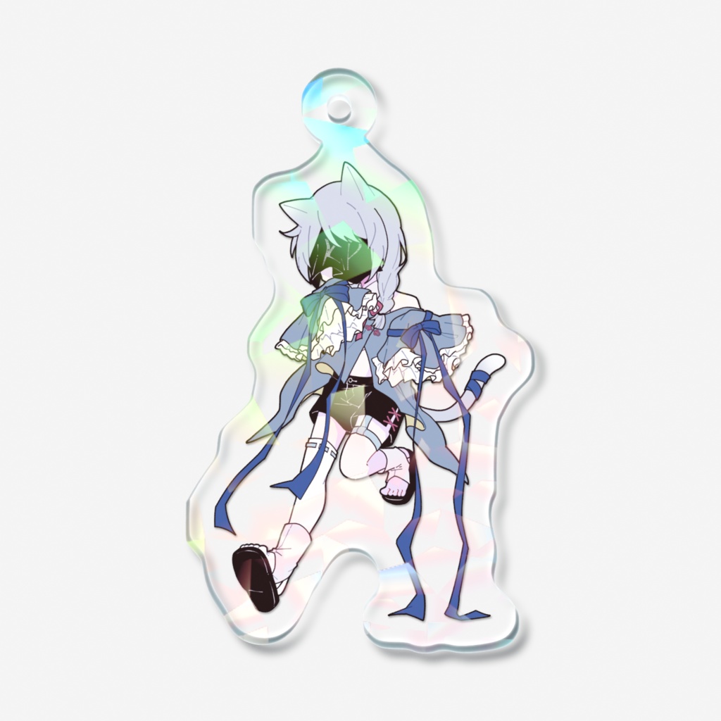 ねこKPのアクリルキーホルダー(和装ver)