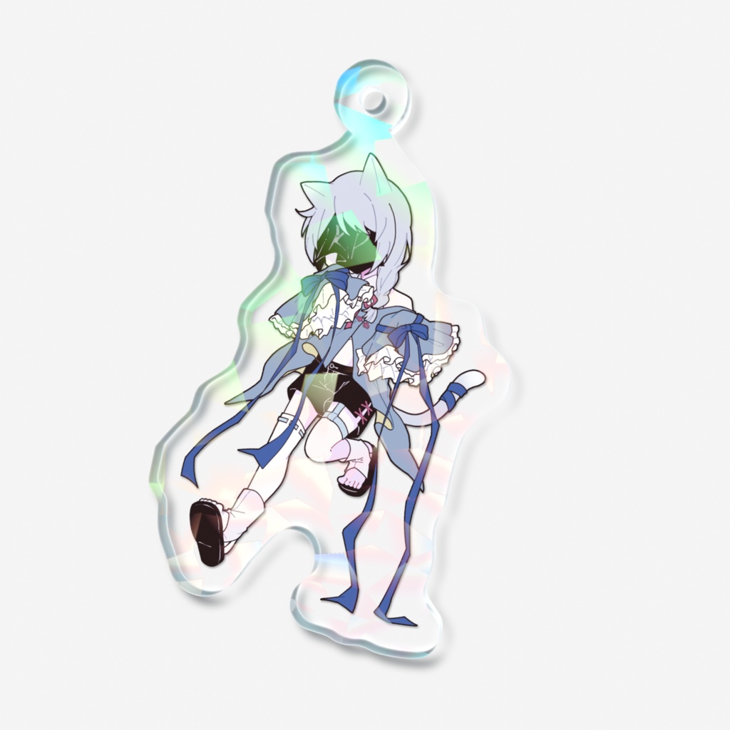 ねこKPのアクリルキーホルダー(和装ver)