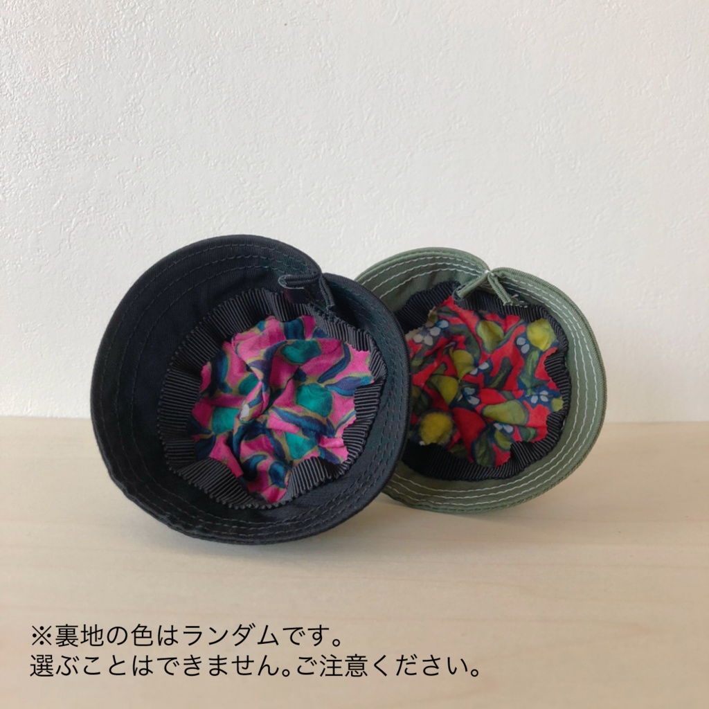 コットンナイロンのメトロハット