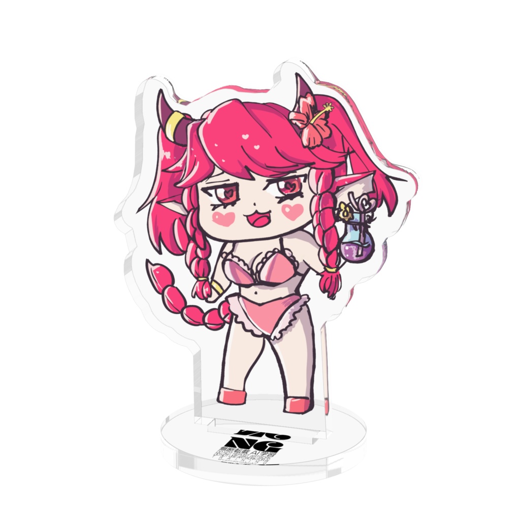 夏のレベッカちゃんアクリルスタンド