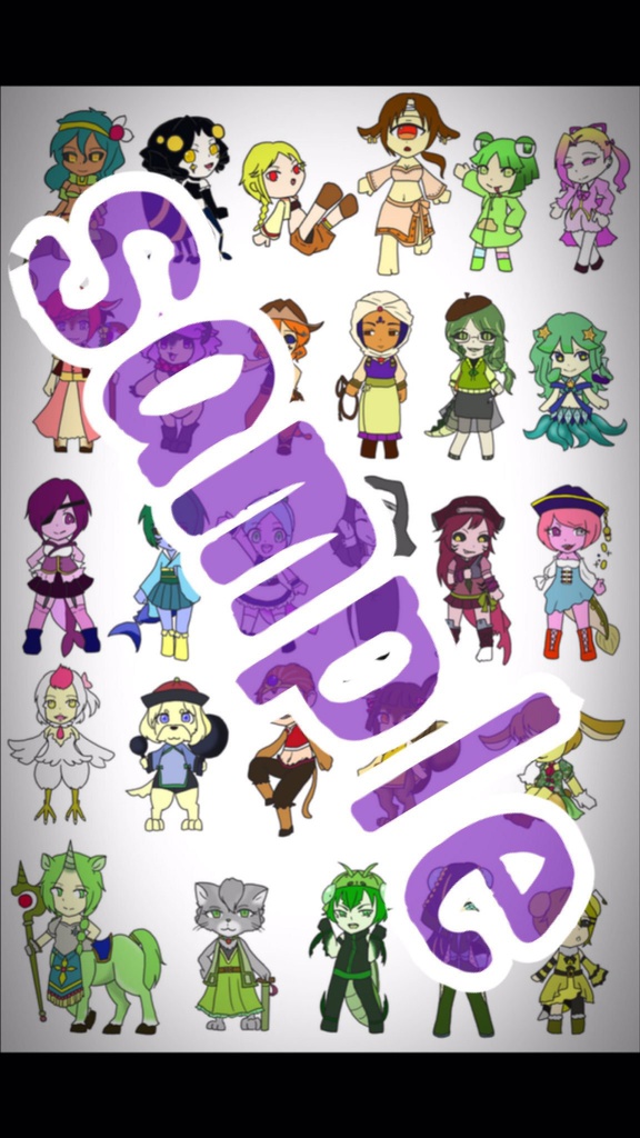 創作人外娘「あじたま」グッズ