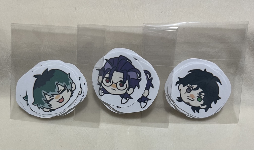 お顔フレークシール・オオサカセット