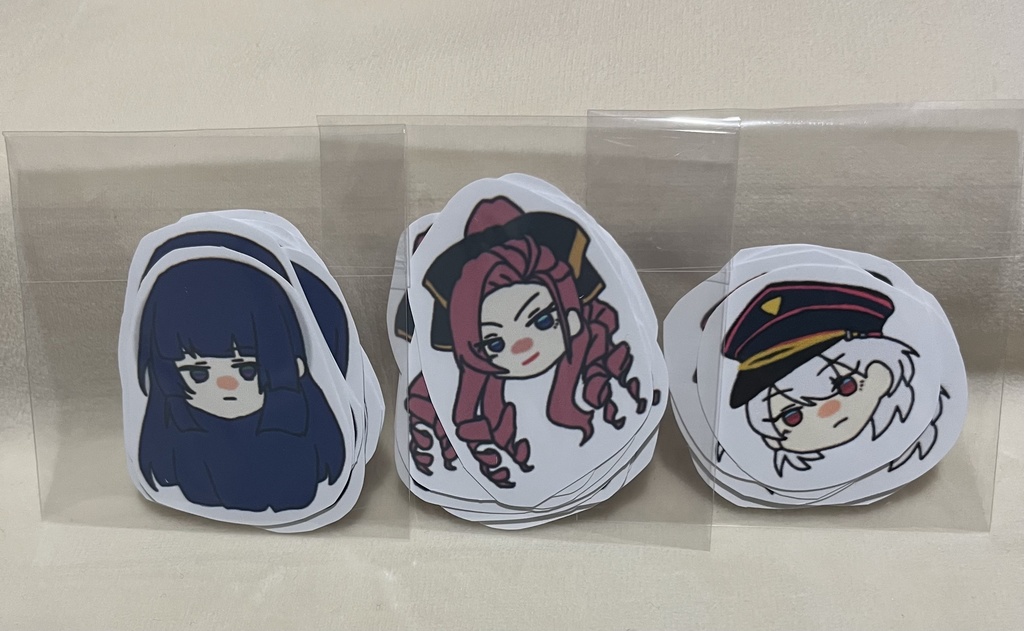 お顔フレークシール・中王区セット