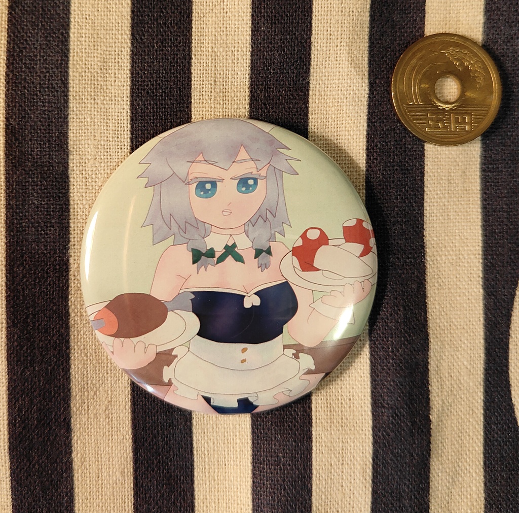 ゲンリプ咲夜缶バッジ