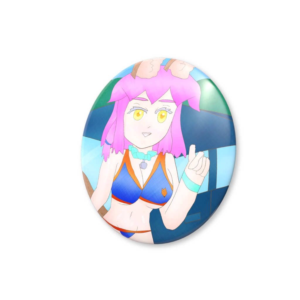 水着玉藻の前缶バッジ