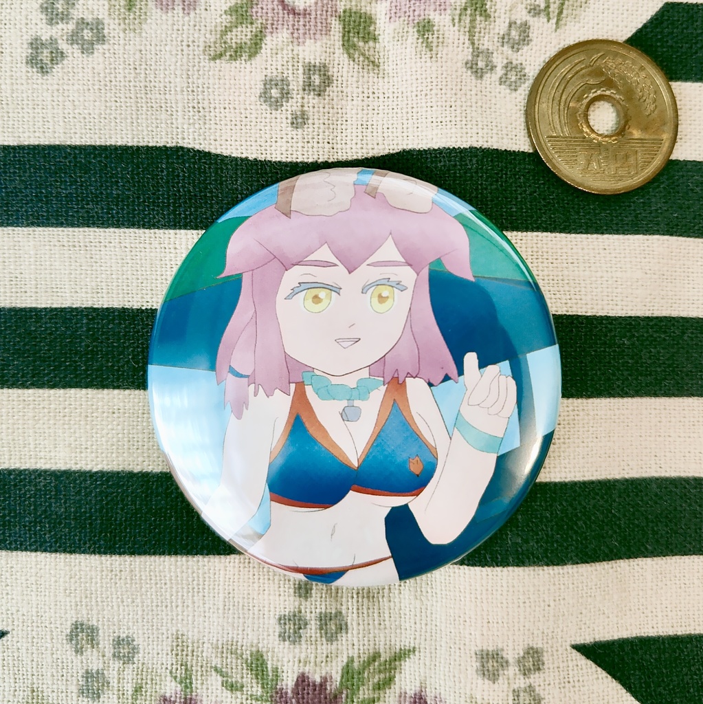 水着玉藻の前缶バッジ