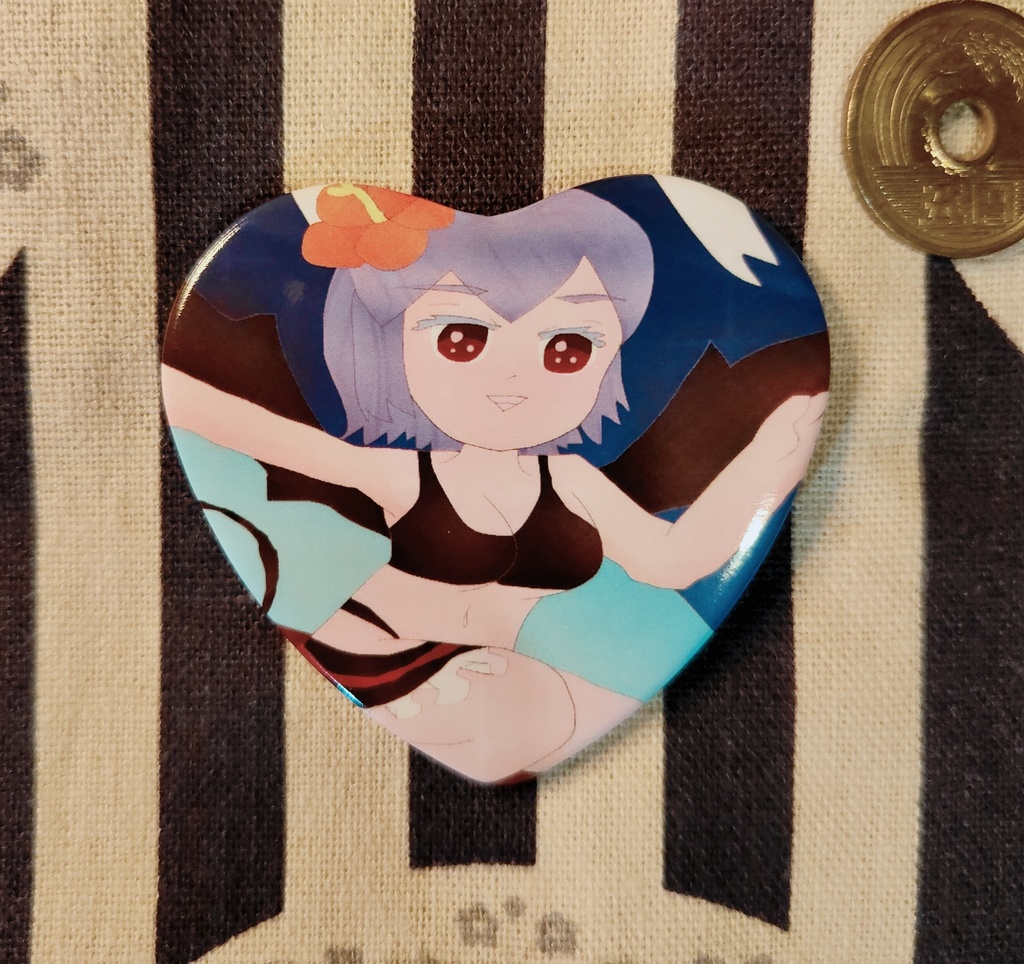 水着レミリア缶バッジ