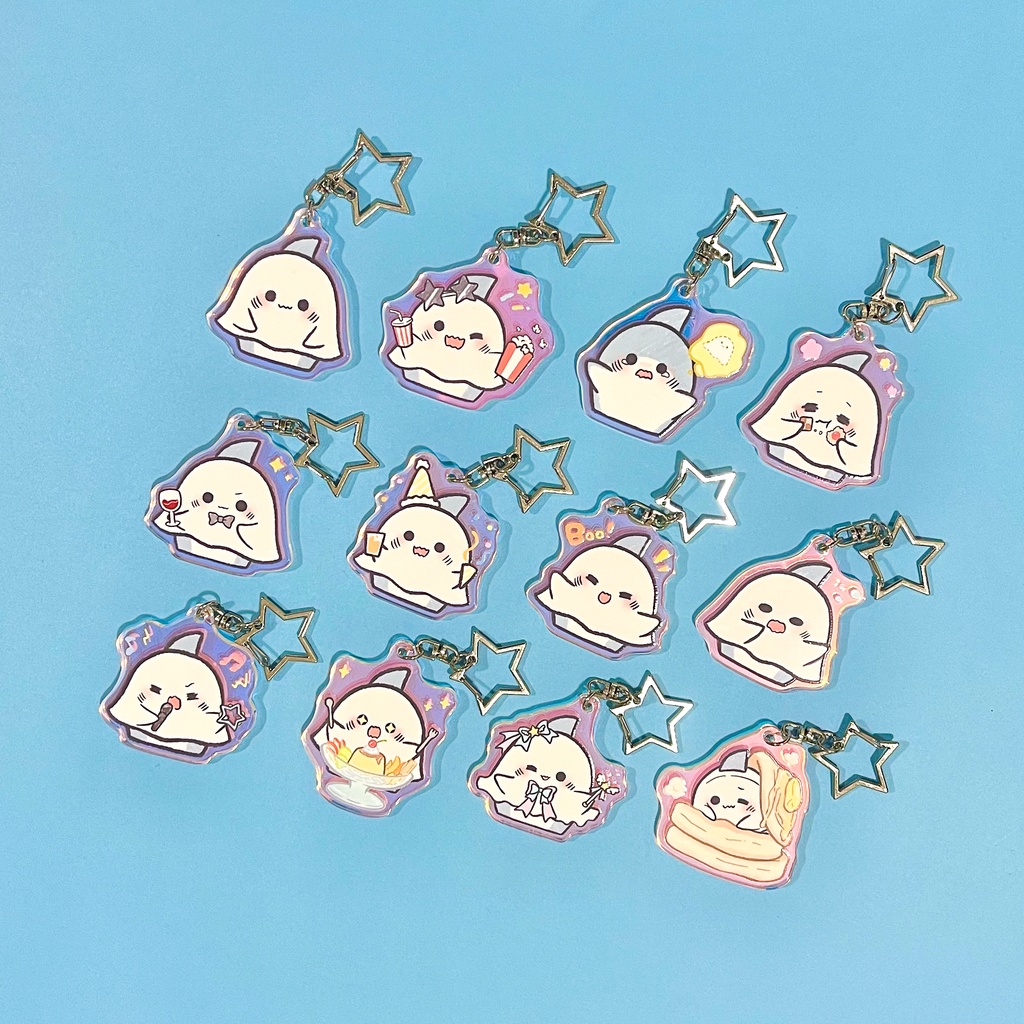 オーロラアクリルキーホルダー