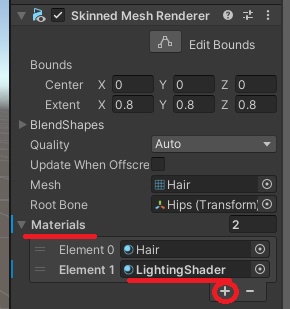 メッシュの線を動的に光らせるマテリアル / MeshLine Lighting Material