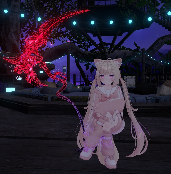 メッシュの線を動的に光らせるマテリアル / MeshLine Lighting Material