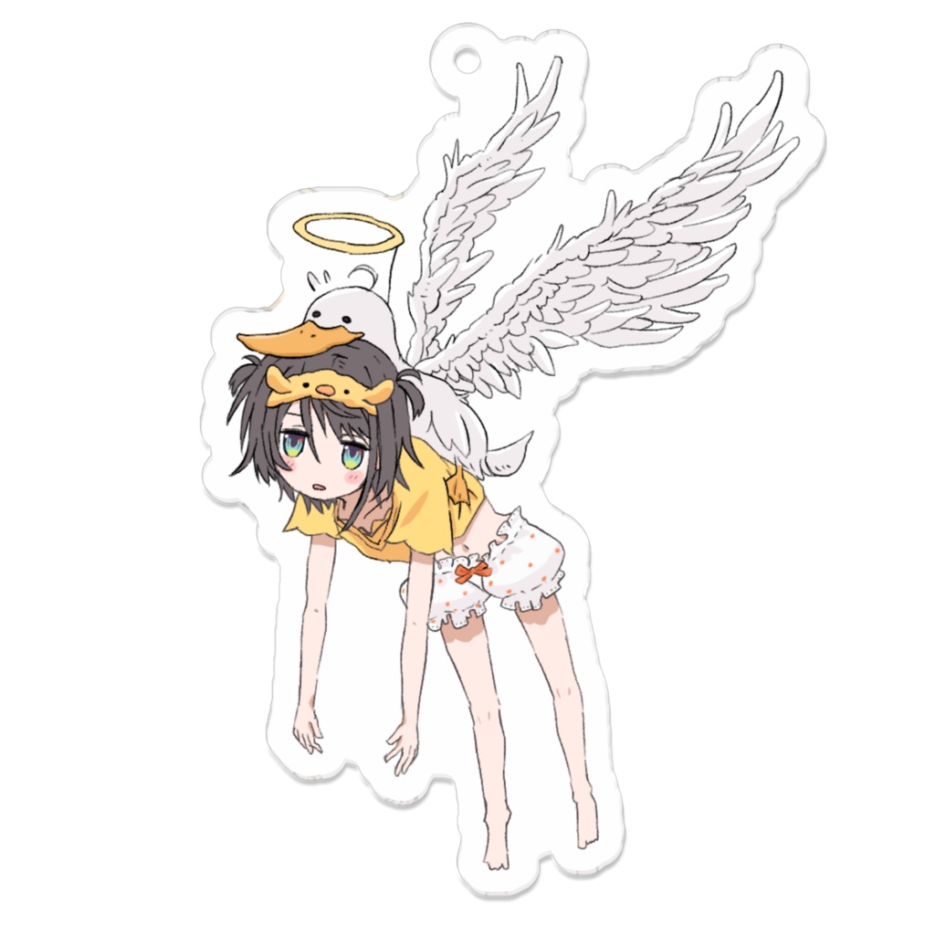 (非公式) 天使っぽいスバルちゃんアクリルキーホルダー