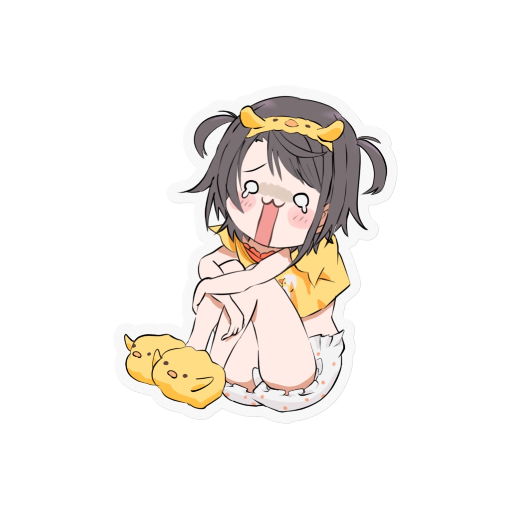 (非公式) ぶるぶるスバルちゃんクリアステッカー