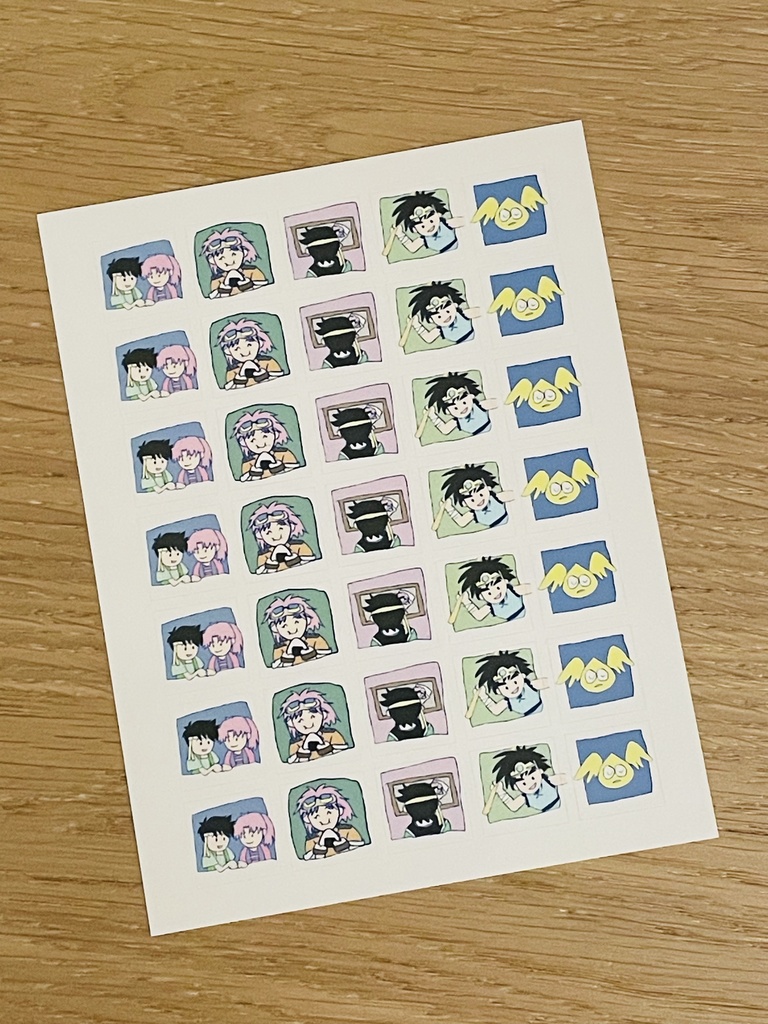 ダイポプマゴメちゃんのスケジュールシール