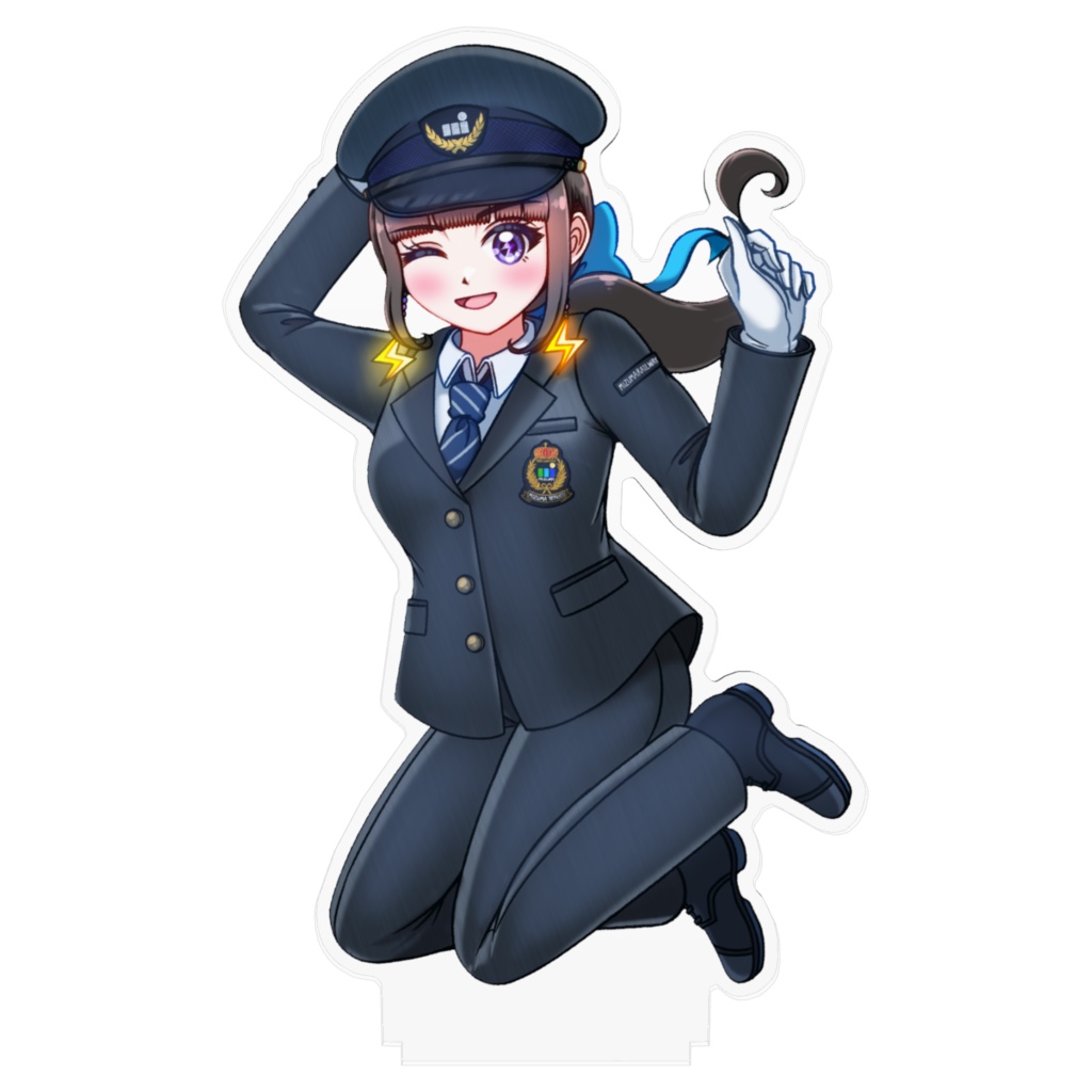 水間鉄道×鳴雷 奏 アクリルフィギュア