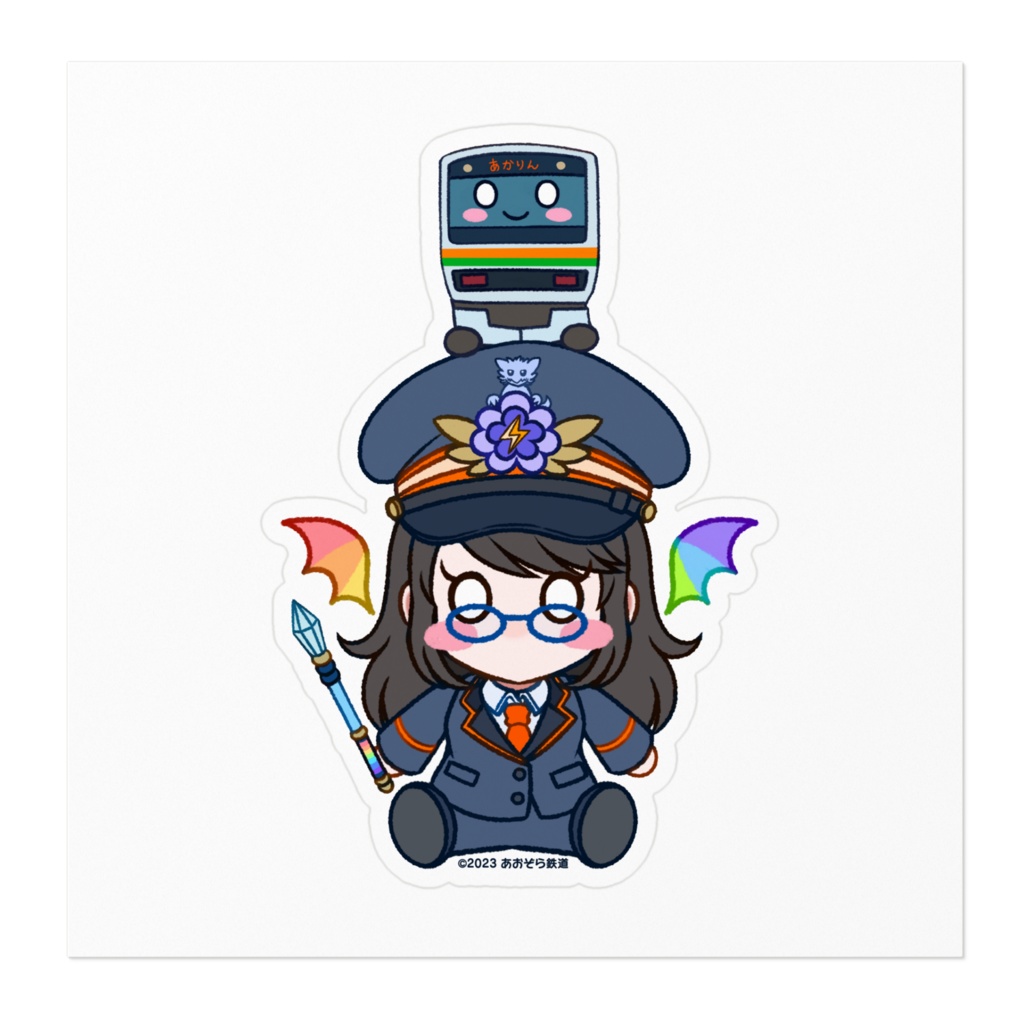 ちびあかりん&E231系ステッカー