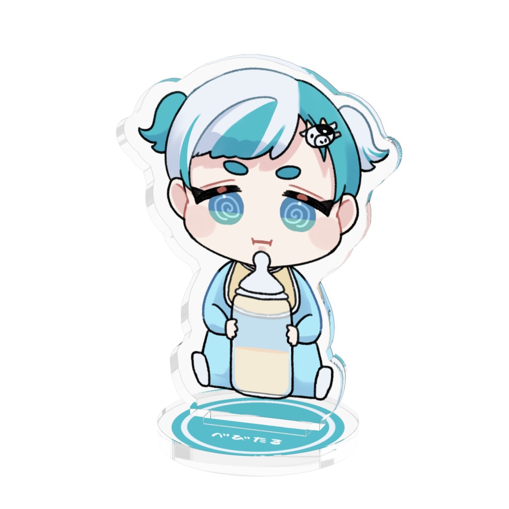 赤子牛乳売リアクリルフィギュア
