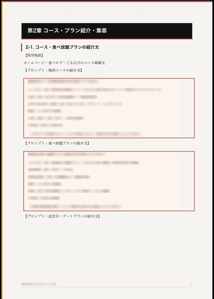 焼肉店・ホルモン店・韓国料理店向け AI活用プロンプト集