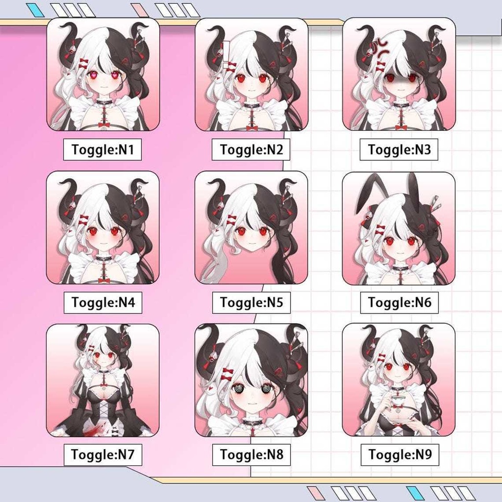 Premade Vtuber Model | Live2D Model | Fully Rigged | Ready to use