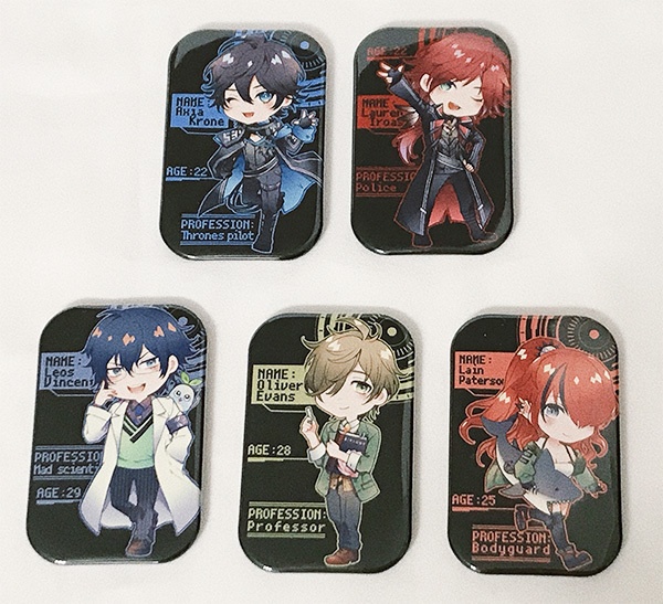 【非公式・SALE】にじさんじエデン組缶バッチ