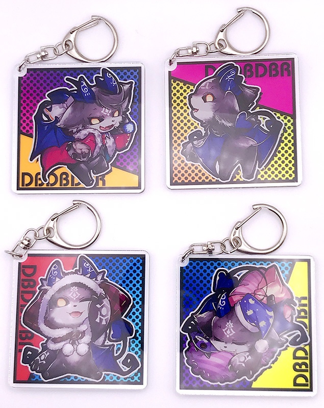 【非公式】にじさんじ でびでび・でびるアクリルキーホルダー2