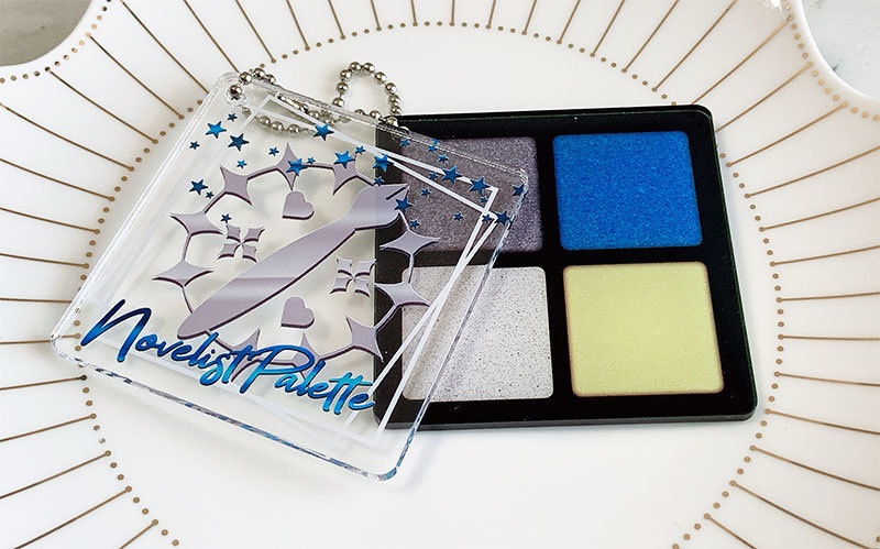 【非公式】にじさんじEN・コスメパレット風アクリルキーホルダー(Luxiem)