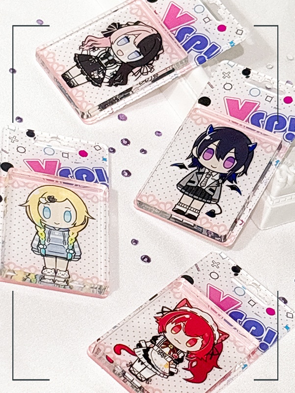 【非公式】ぶいすぽっ!ブリスターアクリルキーホルダー