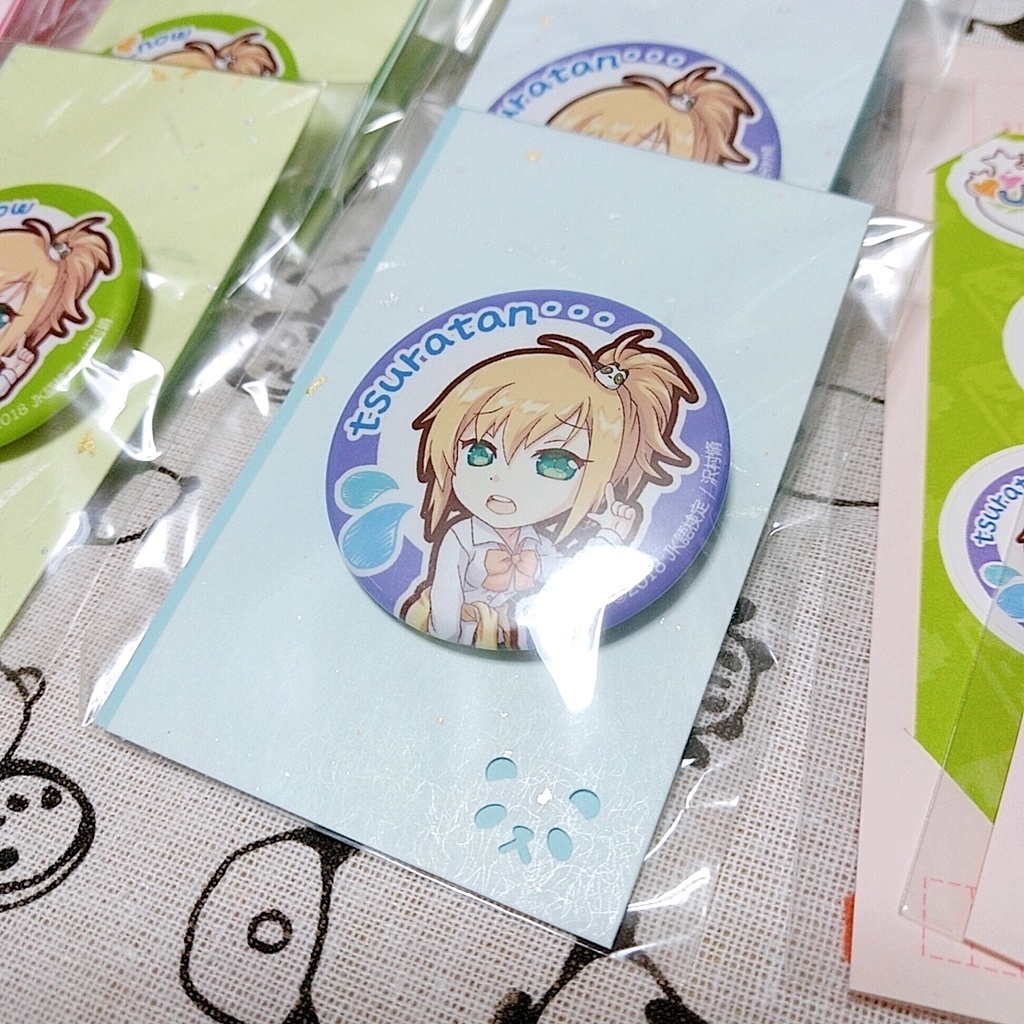 じぇけこ 缶バッジ(つらたん…)/ JK語検定