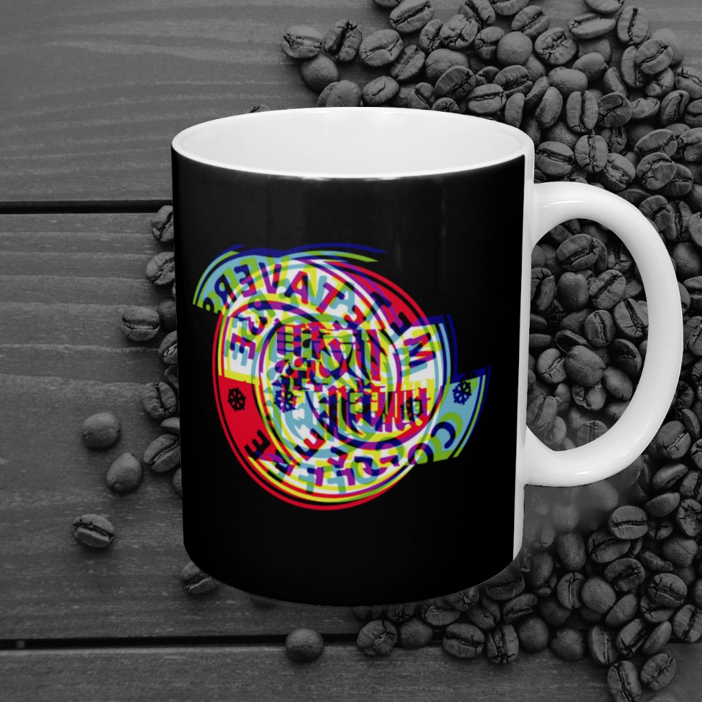 メタバマグカップ(白・黒)/ 仮想珈琲店 METAVERSE COFFEE