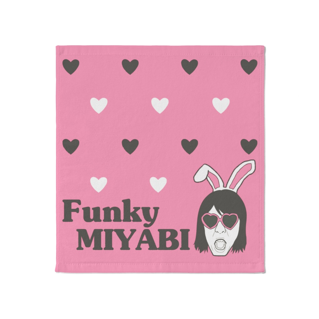 funky MIYABI タオル (PINK)
