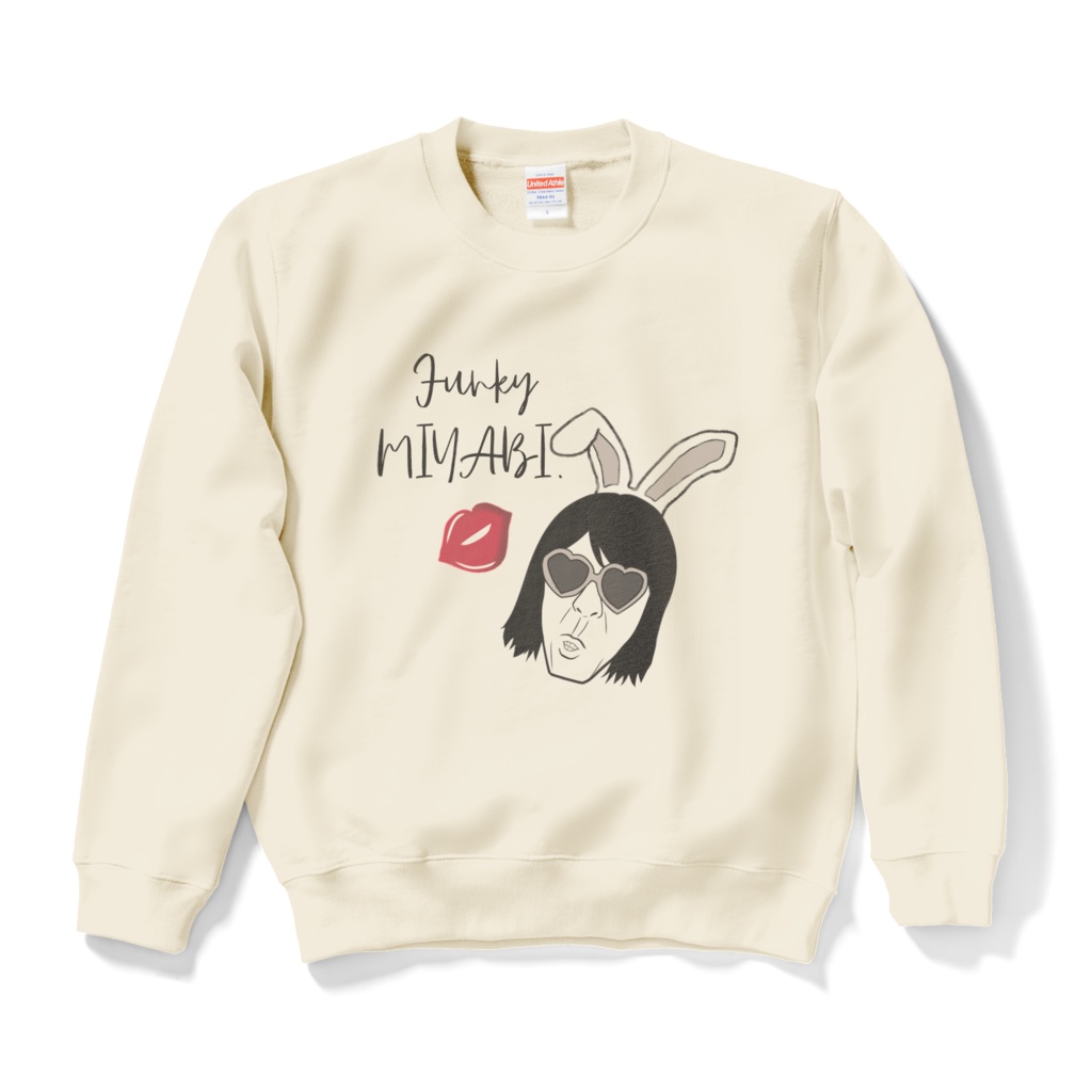 funky MIYABI スウェット (WHITE)