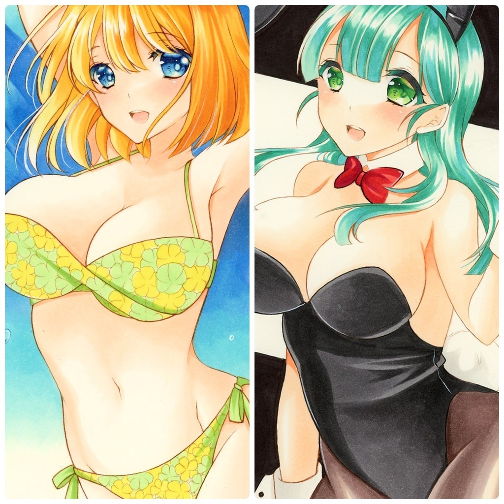 B6サイズの簡易イラストリクエスト