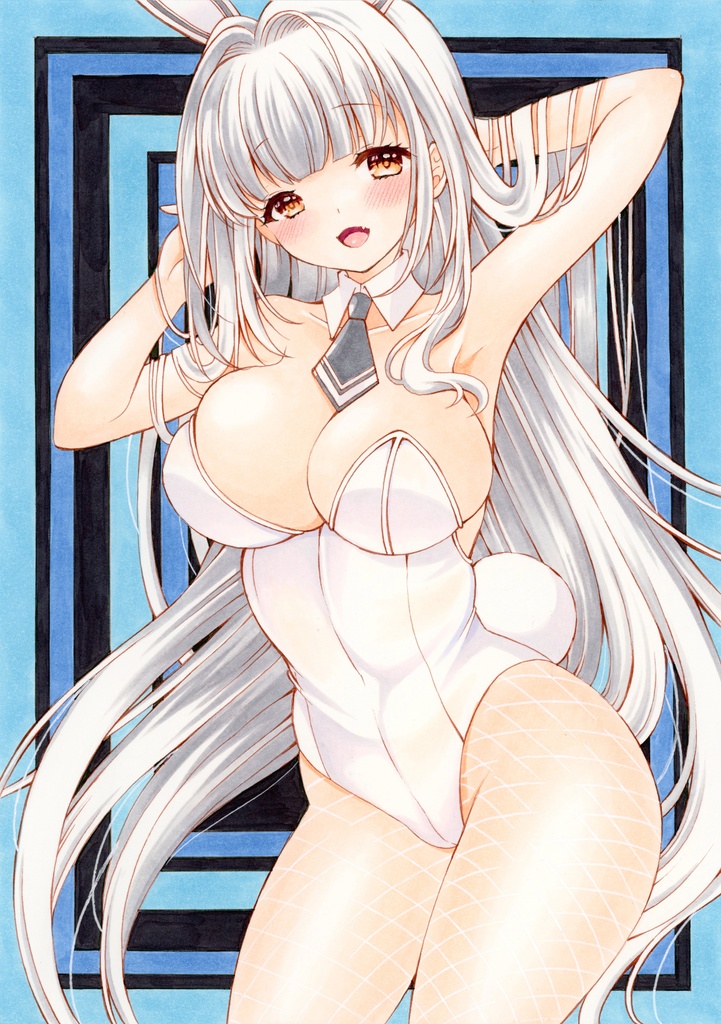 ブラン◆バニー◆NIKKE手描きイラスト