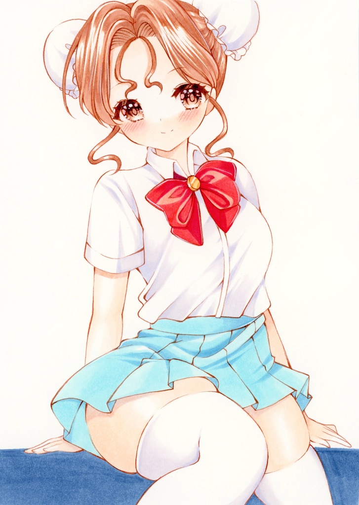 早坂晶◆スーパーリアル麻雀手描きイラスト