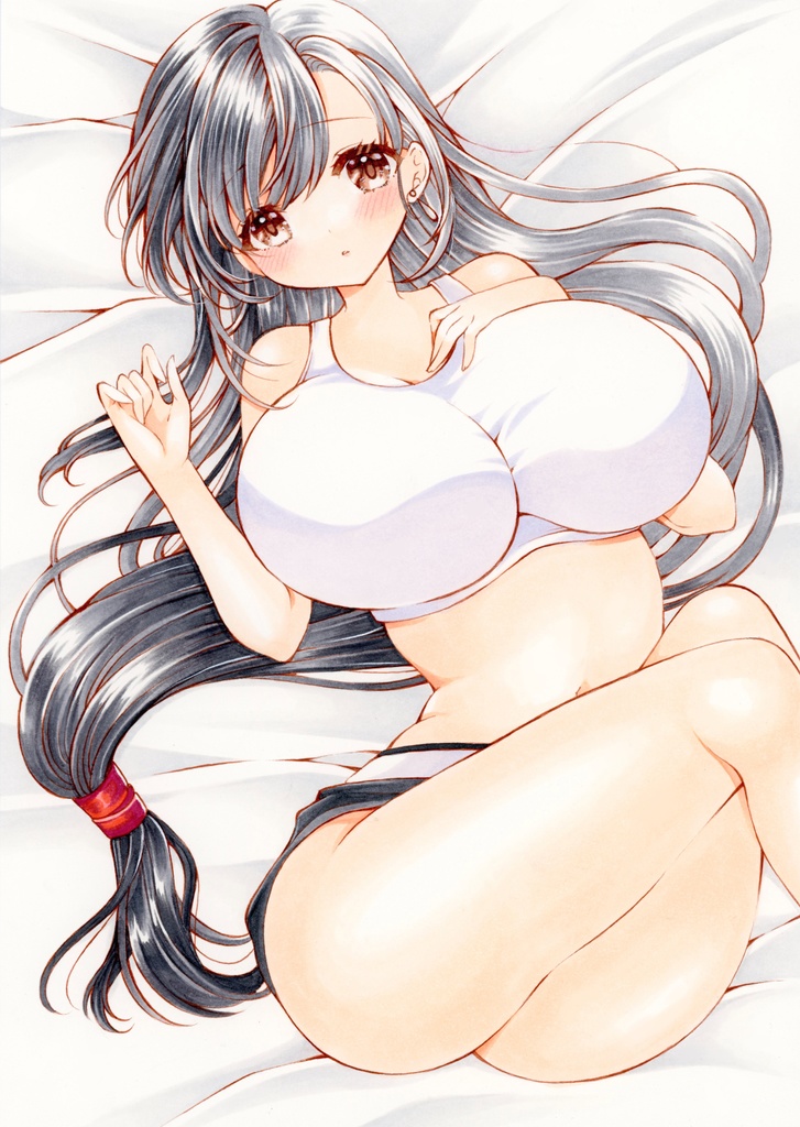 ティファ◆FF7手描きイラスト