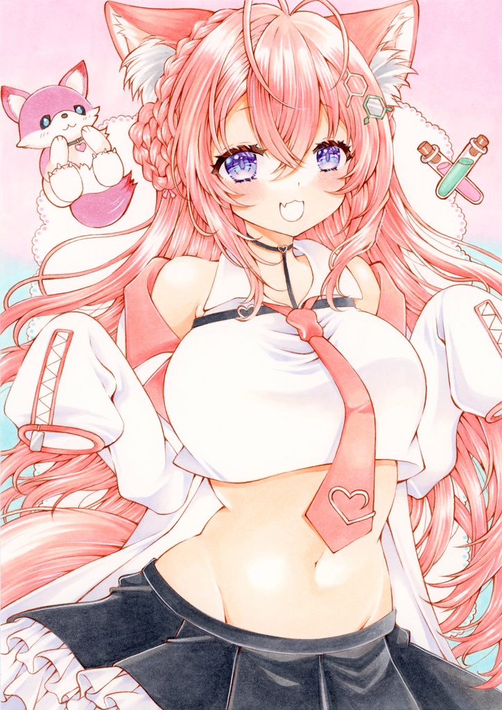 博衣こより◆ホロライブ手描きイラスト