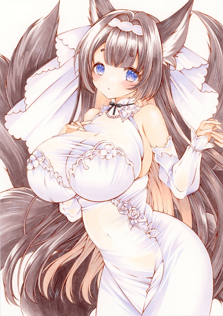 天城／ケッコン◆アズールレーン手描きイラスト