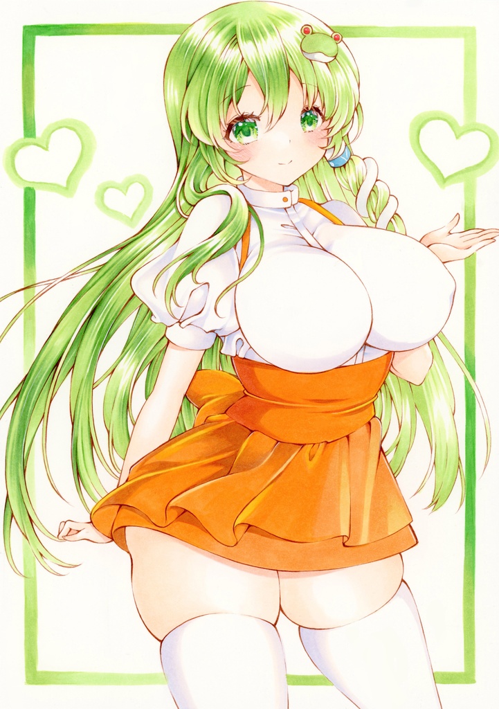 東風谷早苗／アンミラ◆東方Project手描きイラスト