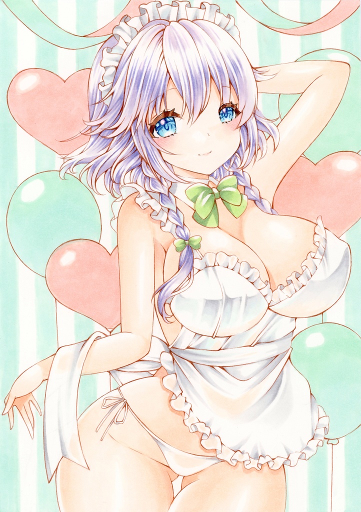 十六夜咲夜／バレンタイン◆東方Project手描きイラスト