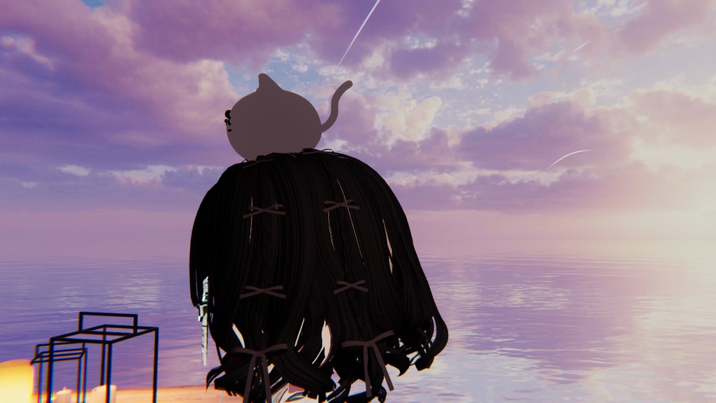 頭に乗っけるねこ